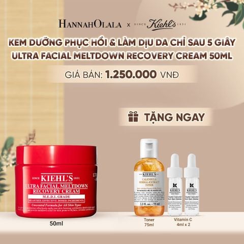  KEM DƯỠNG PHỤC HỒI & LÀM DỊU DA KIEHL'S ULTRA FACIAL MELTDOWN RECOVERY CREAM 50ML - A300 
