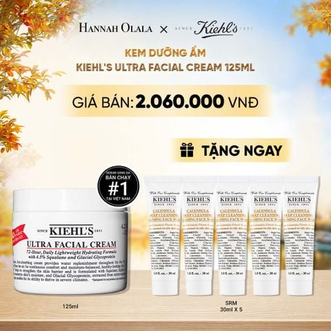  KEM DƯỠNG ẨM SÂU 72H & PHỤC HỒI NHANH KIEHL'S ULTRA FACIAL CREAM 125ML - E332 
