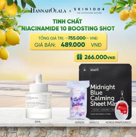  NEW SKU SKIN1004 TINH CHẤT MADAGASCAR CENTELLA NIACINAMIDE 10 BOOSTING SHOT AMPOULE 30ML (IP04) - A374 