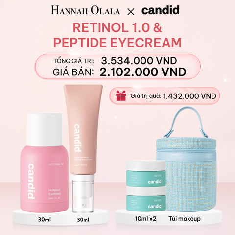  E744_DEAL 11: RETINOL 1.0% 30ML & PEPTIDE EYECREAM 30ML 
