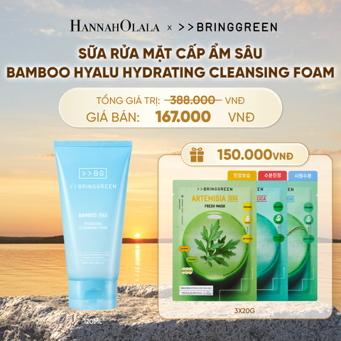  SỮA RỬA MẶT BAMBOO HYALU HYDRATING CLEANSING FOAM 120ML - B636 