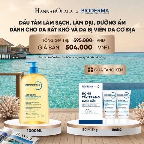  DẦU TẮM LÀM SẠCH, LÀM DỊU, DƯỠNG ẨM DÀNH CHO DA RẤT KHÔ VÀ DA BỊ VIÊM DA CƠ ĐỊA_ D499 