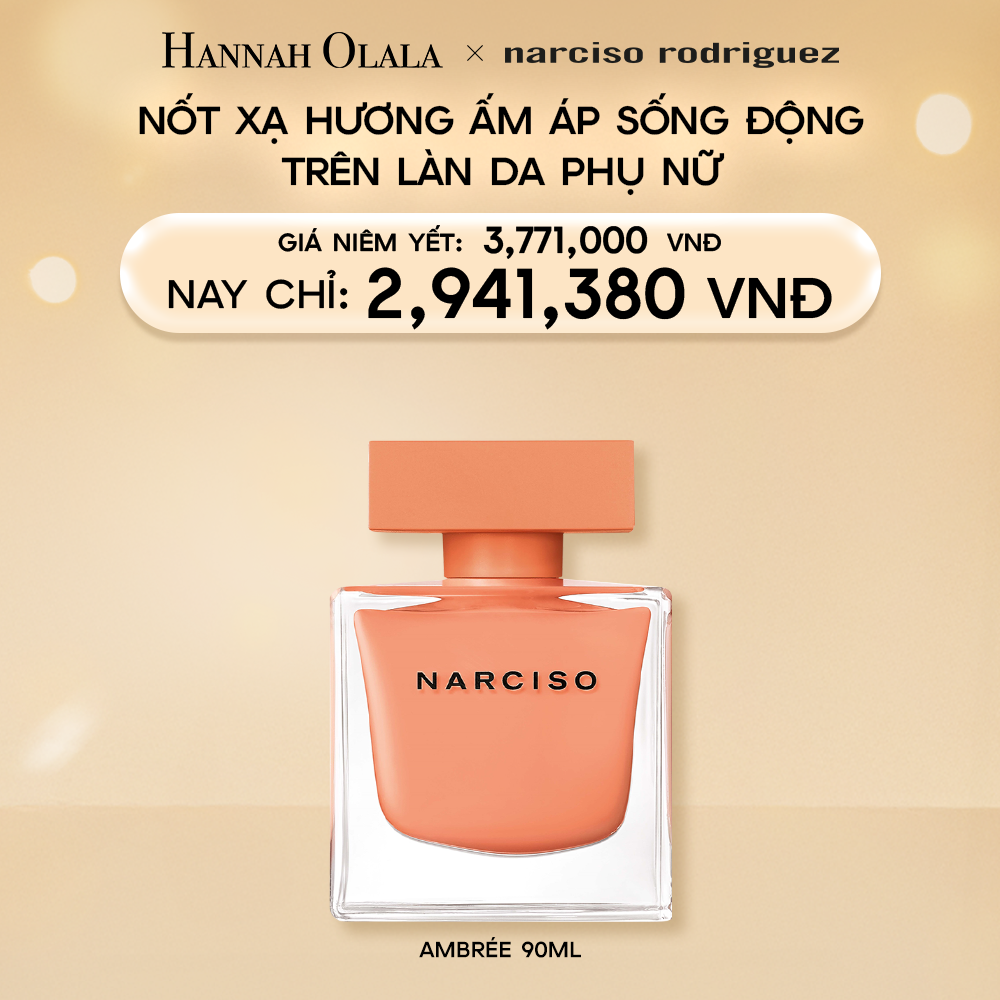  E23_DEAL 13.1: NƯỚC HOA NỮ NARCISO RODRIGUEZ NARCISO EAU DE PARFUM AMBRÉE 90ML 