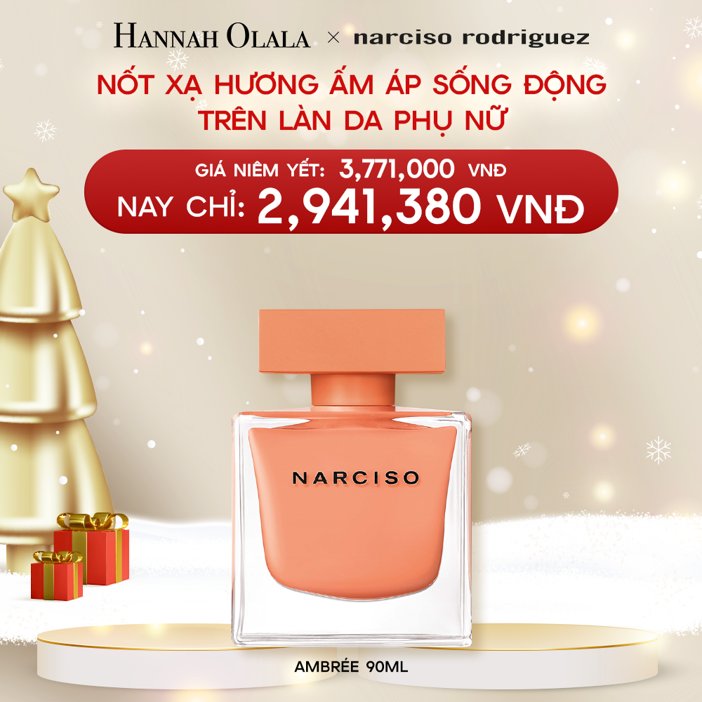  A222_DEAL 13.1: Nước Hoa nữ Narciso Rodriguez Narciso Eau De Parfum Ambrée 90ml 