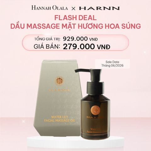  E456_DEAL 11: [FLASH DEAL] DẦU MASSAGE MẶT HƯƠNG HOA SÚNG [Sale Date Tháng 06/2026)] 