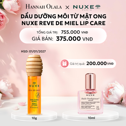  E617: DEAL 8: DẦU DƯỠNG MÔI MẬT ONG NUXE REVE DE MIEL HONEY LIP CARE 10ML - [GIAO HÀNG TỪ 03/10] 