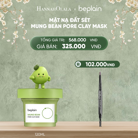  DEAL 5: BEPLAIN MẶT NẠ ĐẤT SÉT MUNG BEAN PORE CLAY MASK 120ML 