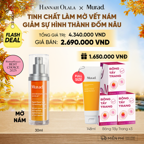  TINH CHẤT LÀM MỜ VẾT NÁM VÀ GIẢM SỰ HÌNH THÀNH ĐỐM NÂU 30ML [FLASH DEAL 8]: - E324 