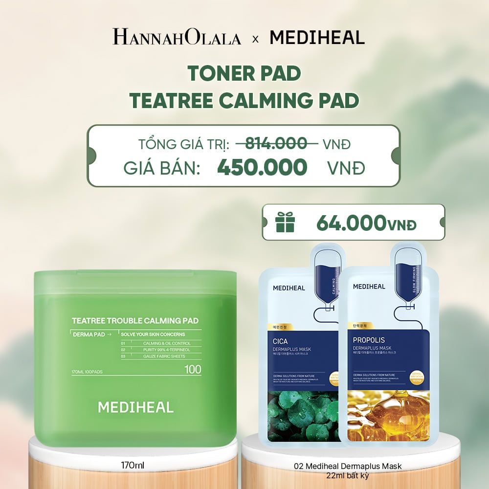  MEDIHEAL BỘ SẢN PHẨM TONER PAD 170ML - A1462 
