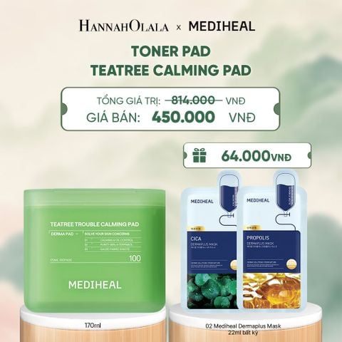  MEDIHEAL BỘ SẢN PHẨM TONER PAD 170ML - A1462 