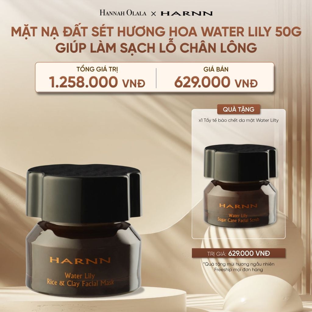  DEAL 11: MẶT NẠ ĐẤT SÉT HƯƠNG HOA WATER LILY 50G - GIÚP LÀM SẠCH LỖ CHÂN LÔNG 