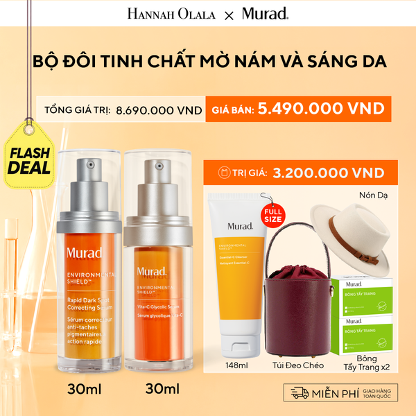  [FLASH DEAL] BỘ ĐÔI TINH CHẤT MỜ NÁM VÀ SÁNG DA DEAL 15: 