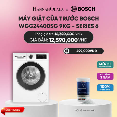  MÁY GIẶT CỬA TRƯỚC BOSCH WGG24400SG 9KG - SERIES 6_A2039 