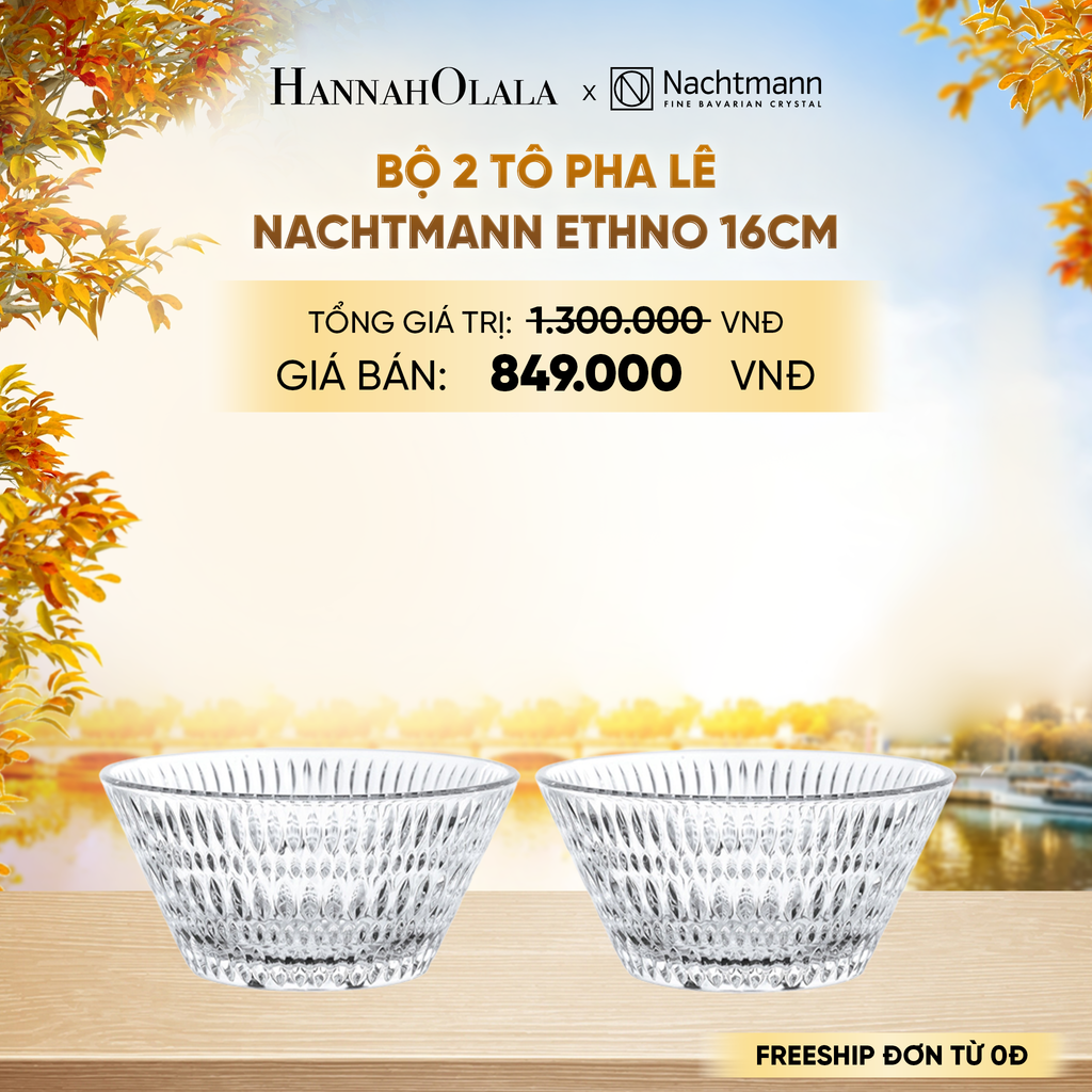  BỘ 2 TÔ PHA LÊ NACHTMANN ETHNO 16CM - E1906 