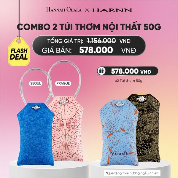  [MUA 2 TẶNG 2] COMBO TÚI THƠM NỘI THẤT HARNN 50G - FLASH DEAL_A1452 
