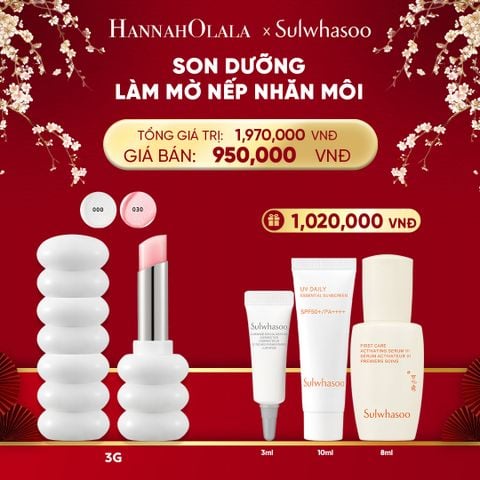  DEAL 4A: SON DƯỠNG LÀM MỜ NẾP NHĂN MÔI GLOWING LIP BALM 