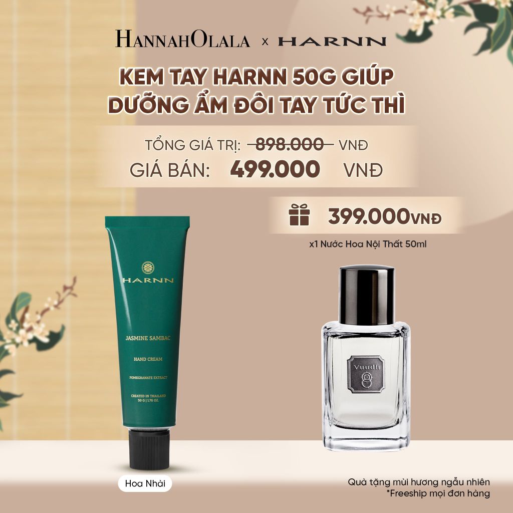  KEM TAY HARNN 50G GIÚP DƯỠNG ẨM ĐÔI TAY TỨC THÌ - A2371 