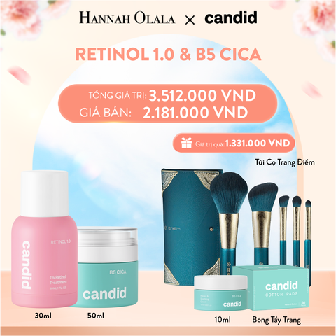  A146_DEAL 11: RETINOL 1.0 & B5 CICA BỘ ĐÔI CHỐNG LÃO HÓA VÀ DƯỠNG ẨM PHỤC HỒI CHUYÊN SÂU 
