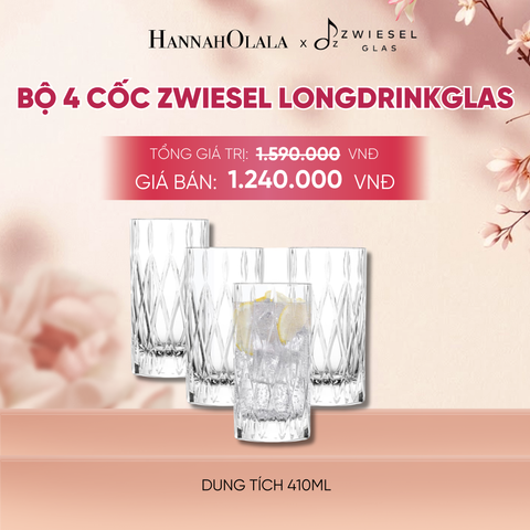 BỘ 4 CỐC ZWIESEL WHISKYGLAS - A830 
