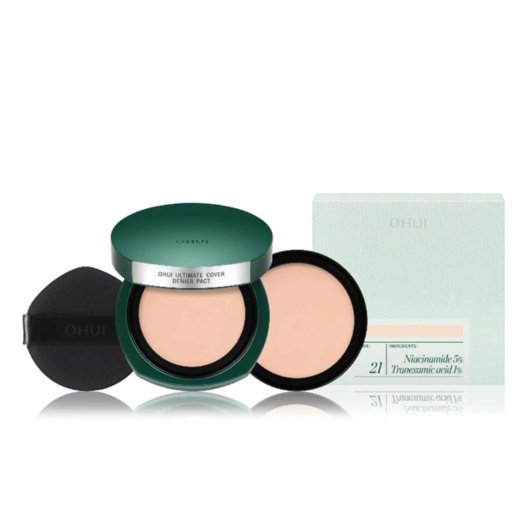 KEM NỀN DẠNG NÉN GIÀU DƯỠNG CHẤT OHUI ULTIMATE COVER DENIER PACT SPF50+/PA+++ - A379 