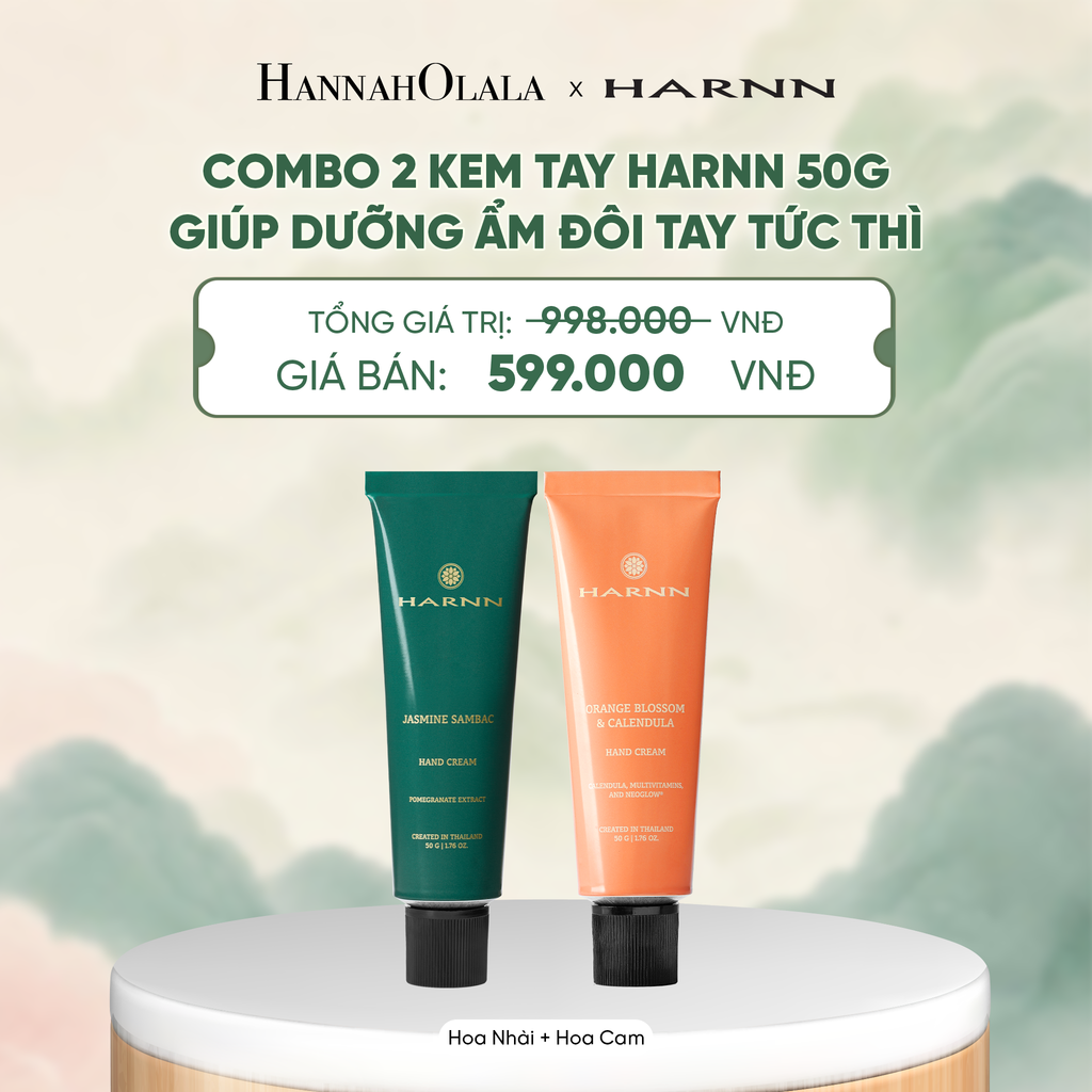  COMBO 2 KEM TAY HARNN 50G GIÚP DƯỠNG ẨM ĐÔI TAY TỨC THÌ - A4062 