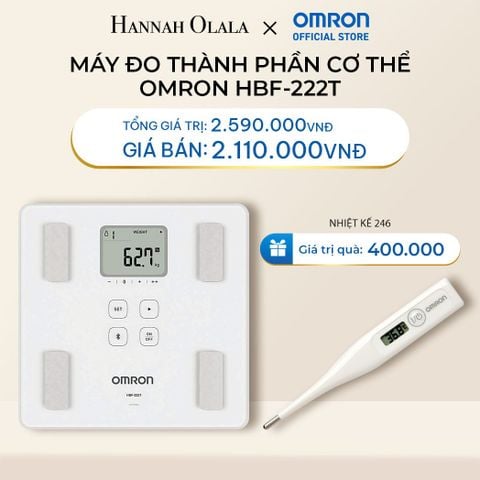  DEAL 10: MÁY ĐO THÀNH PHẦN CƠ THỂ OMRON HBF-222T 
