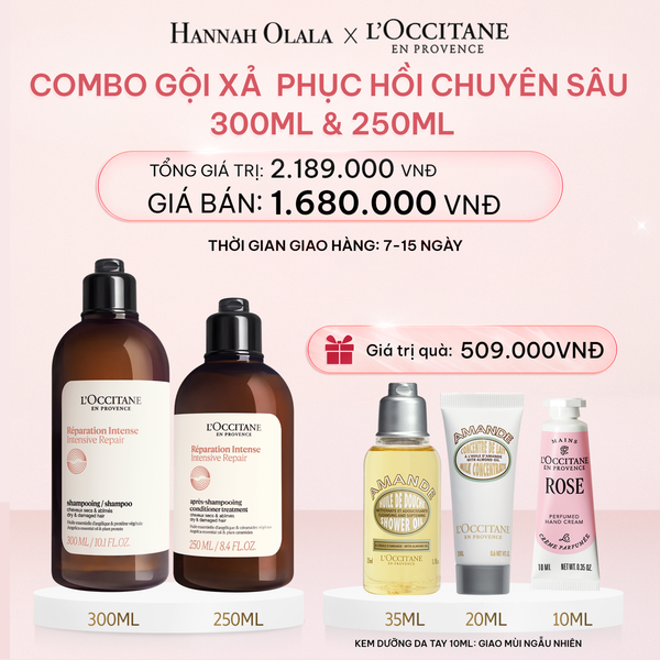  E734_DEAL 7: COMBO GỘI XẢ PHỤC HỒI CHUYÊN SÂU 300ML & 250ML 
