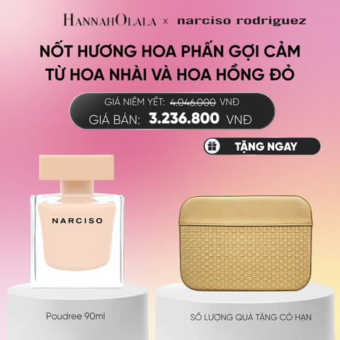  NƯỚC HOA NỮ NARCISO RODRIGUEZ NARCISO EAU DE PARFUM POUDREE 90ML - DEAL 12.1_A936 