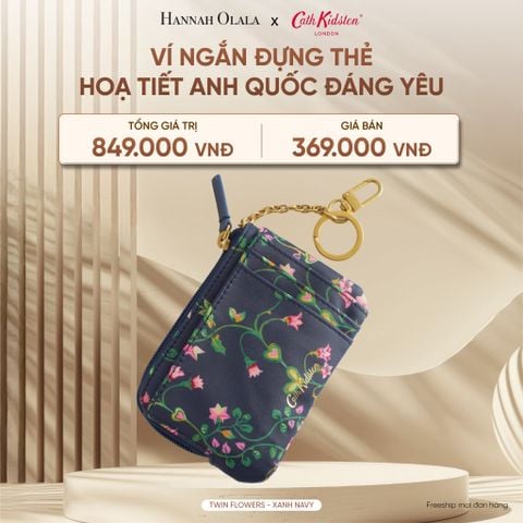  DEAL 12: VÍ NGẮN ĐỰNG TIỀN CATH KIDSTON HOẠ TIẾT ANH QUỐC ĐÁNG YÊU 
