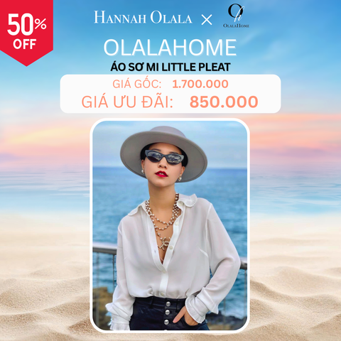 Áo Sơ Mi Little Pleat - Hannah Olala