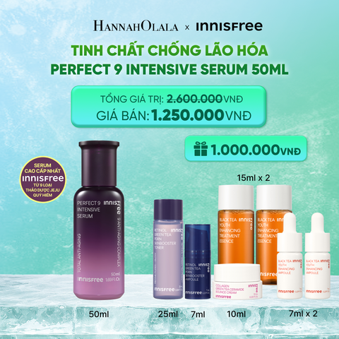 TINH CHẤT NGĂN NGỪA LÃO HÓA INNISFREE PERFECT 9 INTENSIVE SERUM 50ML 