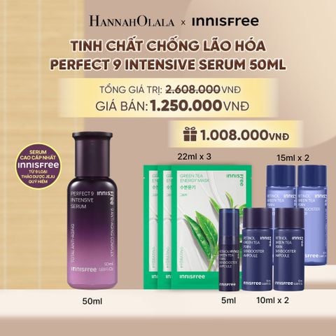  TINH CHẤT NGĂN NGỪA LÃO HÓA INNISFREE PERFECT 9 INTENSIVE SERUM 50ML - A541 