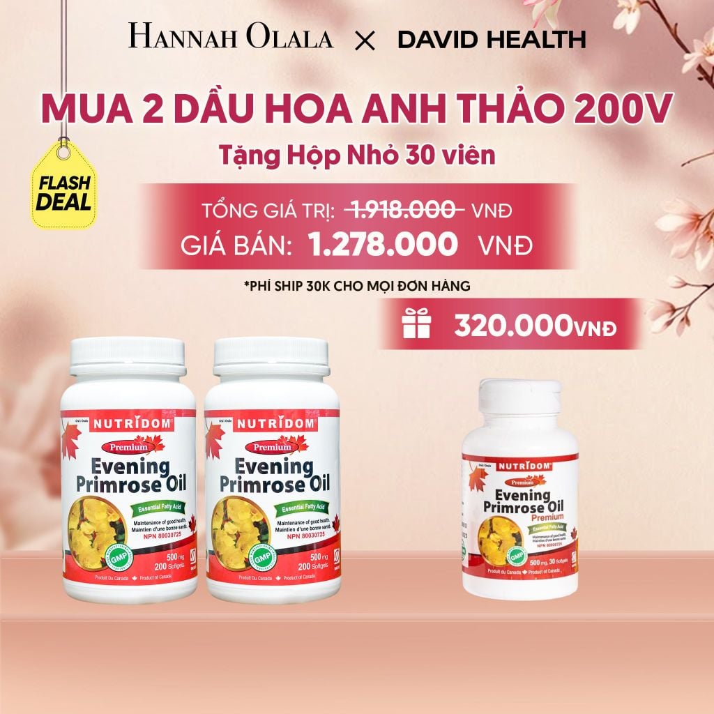 [FLASH DEAL] MUA 2 HỘP DẦU HOA ANH THẢO CHIỀU (200 VIÊN) - TẶNG 1 HỘP DẦU HOA ANH THẢO (30 VIÊN) - A1 
