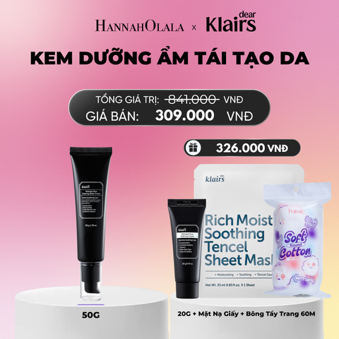  DEAR, KLAIRS KEM DƯỠNG DA MIDNIGHT BLUE CLEARING WATER CREAM 50G_A1853 