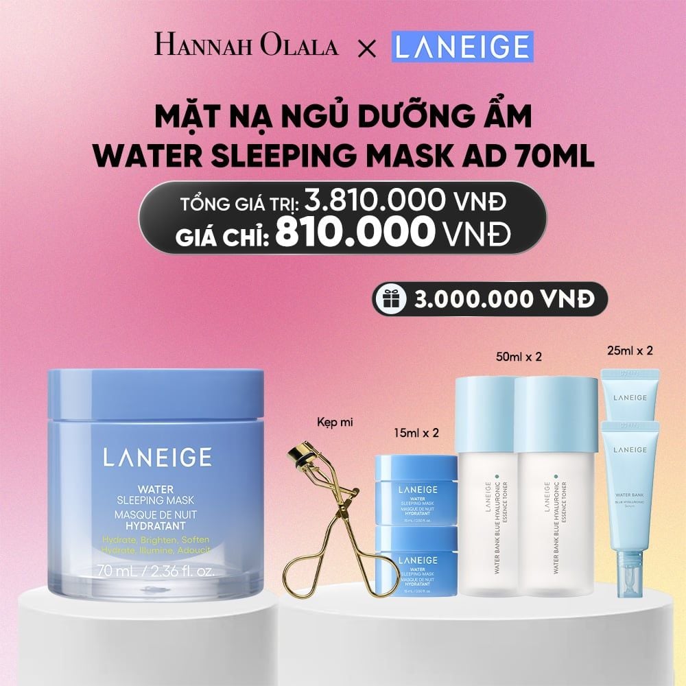  [PHIÊN BẢN CẢI TIẾN] MẶT NẠ NGỦ DƯỠNG ẨM LANEIGE WATER SLEEPING MASK AD 70ML_A1266 