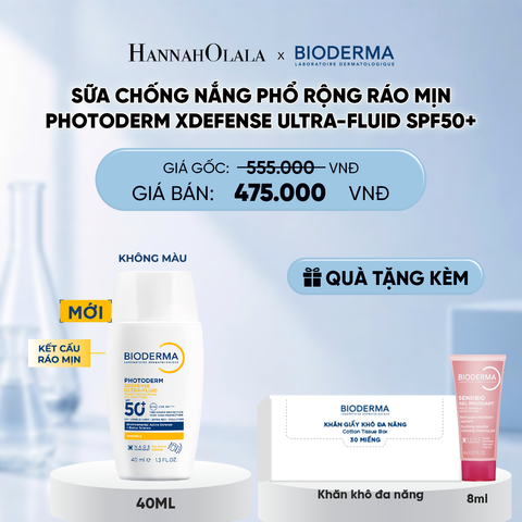  SỮA CHỐNG NẮNG PHỔ RỘNG RÁO MỊN, BẢO VỆ DA TOÀN DIỆN SPF50+ PA++++ (CHỌN MÀU) 