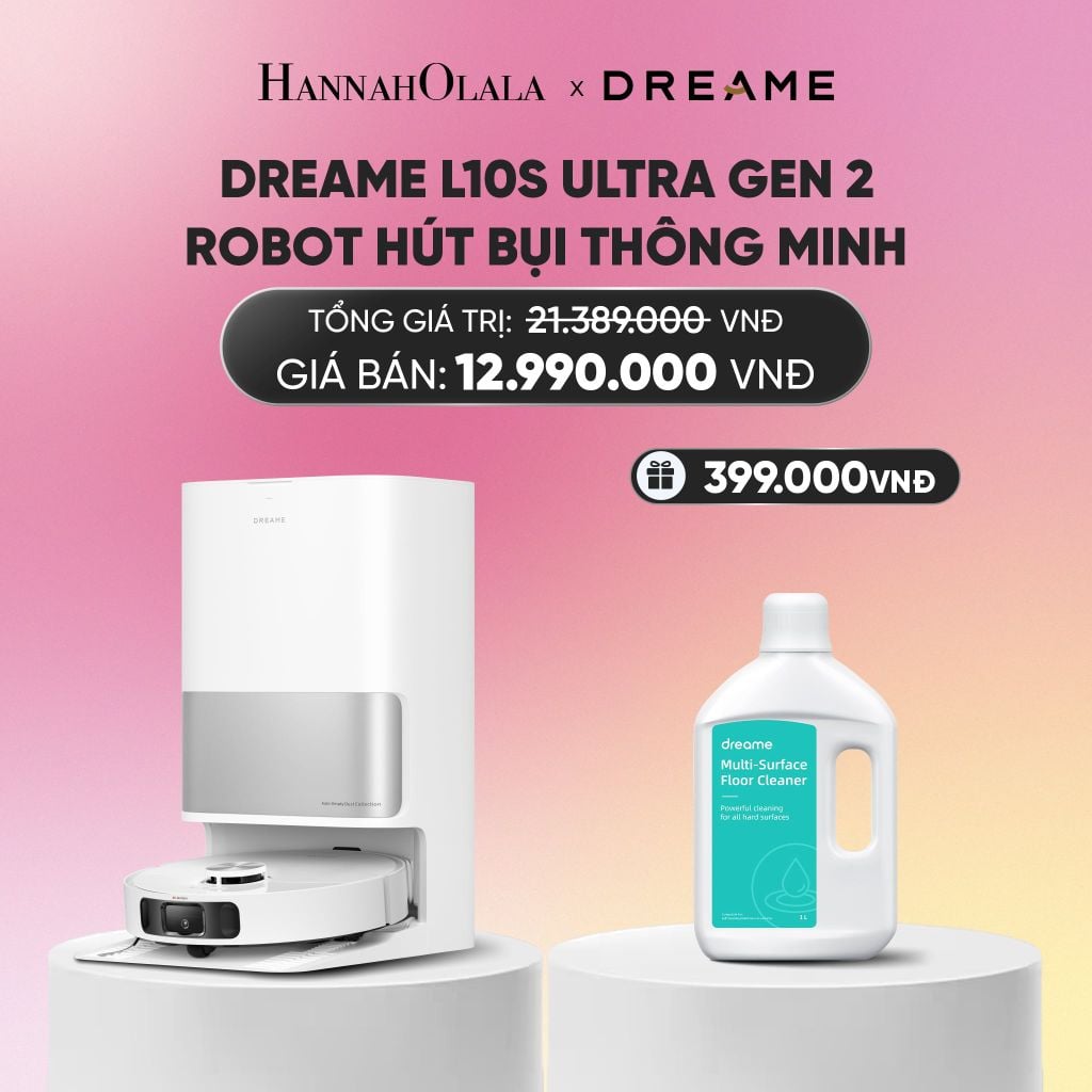  DREAME L10S ULTRA GEN 2 ROBOT HÚT BỤI THÔNG MINH GIẺ LAU XOAY MỞ RỘNG ĐẾN 4CM BH 24 THÁNG_A1722 
