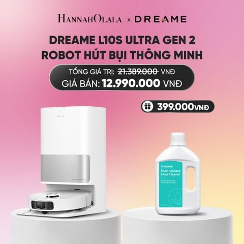  DREAME L10S ULTRA GEN 2 ROBOT HÚT BỤI THÔNG MINH GIẺ LAU XOAY MỞ RỘNG ĐẾN 4CM BH 24 THÁNG_A1722 