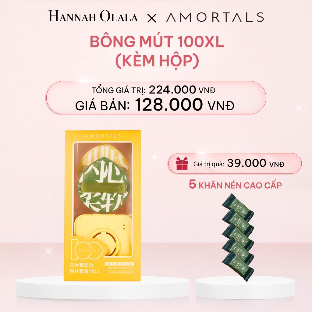  E702_DEAL 12: BÔNG MÚT VÀNG CAO CẤP AMORTALS (KÈM HỘP) 