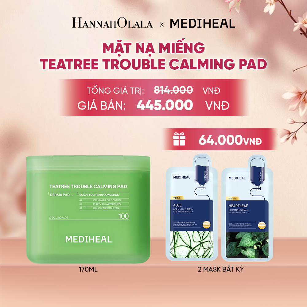  MEDIHEAL BỘ SẢN PHẨM TONER PAD 170ML - A564 