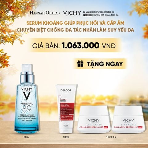  SERUM KHOÁNG GIÚP PHỤC HỒI VÀ CẤP ẨM VICHY MINERAL 89 50ML - E636 