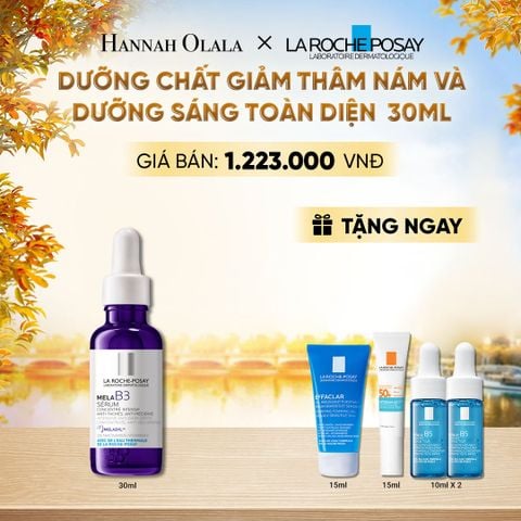  DƯỠNG CHẤT GIẢM THÂM NÁM VÀ DƯỠNG SÁNG LA ROCHE-POSAY MELA B3 SERUM 30ML - E609 
