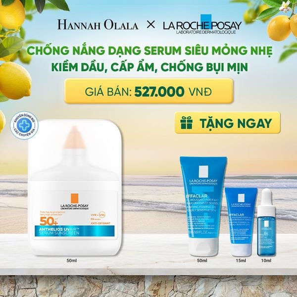  [MỚI] CHỐNG NẮNG DẠNG SERUM SIÊU MỎNG NHẸ KIỀM DẦU 16H CẤP ẨM 24H CHỐNG BỤI MỊN ANTHELIOS UVAIR SPF50+ 50ml DEAL 12: 
