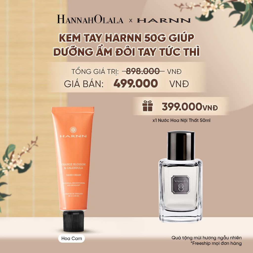 KEM TAY HARNN 50G GIÚP DƯỠNG ẨM ĐÔI TAY TỨC THÌ - A2371 