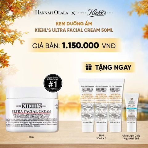  KEM DƯỠNG ẨM SÂU 72H & PHỤC HỒI NHANH KIEHL'S ULTRA FACIAL CREAM 50ML - E334 