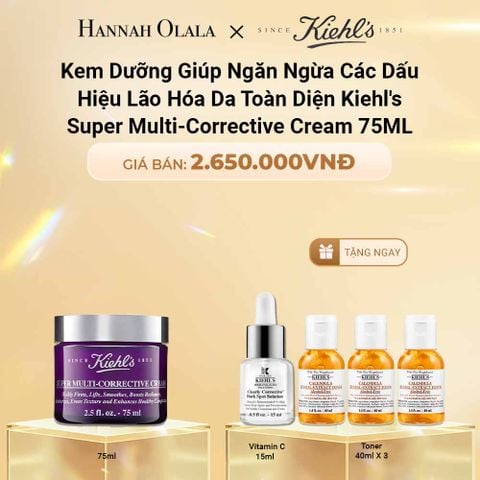  DEAL 3: KEM DƯỠNG GIÚP NGĂN NGỪA CÁC DẤU HIỆU LÃO HÓA DA TOÀN DIỆN KIEHL'S SUPER MULTI-CORRECTIVE CREAM 75ML 