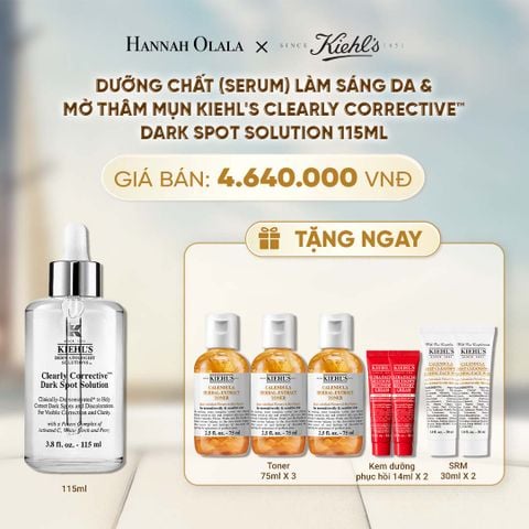  DƯỠNG CHẤT (SERUM) VITAMIN C GIÚP DA TRÔNG CĂNG BÓNG SAU 7 NGÀY KIEHL'S CLEARLY CORRECTIVE™ DARK SPOT SOLUTION 115ML - A2033 