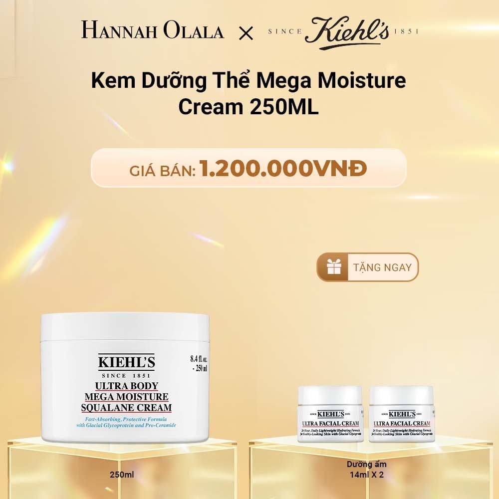  DEAL 18: SỮA DƯỚNG THỂ CẤP ẨM TOÀN DIỆN ULTRA BODY MEGA MOISTURE CR 250ML 