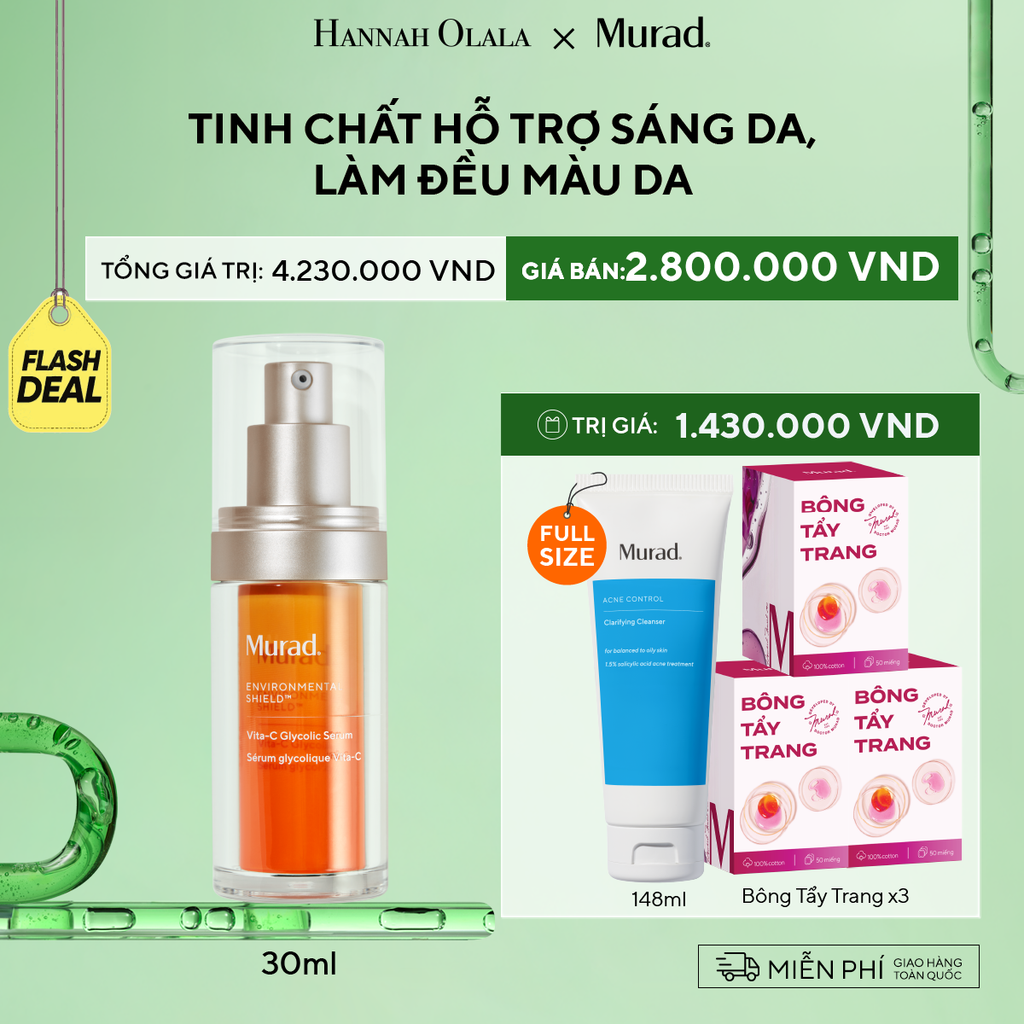  [FLASH DEAL 12]: TINH CHẤT HỖ TRỢ SÁNG DA, LÀM ĐỀU MÀU DA 30ML - E012 