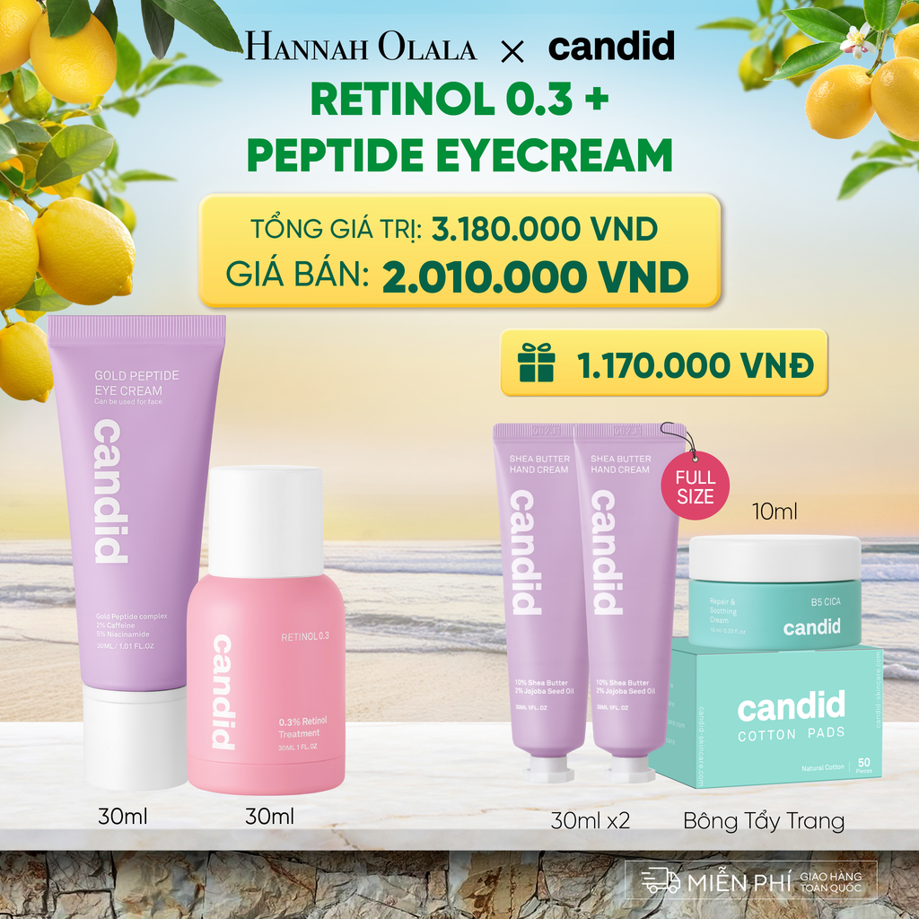  RETINOL 0.3% & PEPTIDE EYECREAM DEAL 12: 